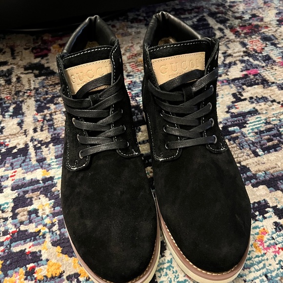 MENS GENUINE LEATHER SUEDE BOOTS - Picture 3 of 6